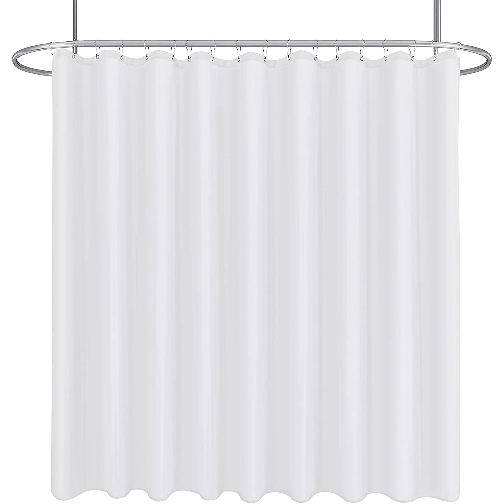Shtuuyinggfabric Extra Wide Shower Curtain Liners White 108 Inch Width