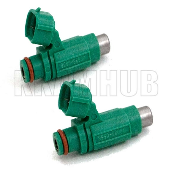 2PCS Fuel Injectors 49033-0558 for Kawasaki 2014 NINJA 300 (EX300AEF) - Throttle