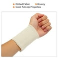 thumbnail image 5 of Uxcell Elastic Cuffs Ribbed Trims Cotton Fabric Knit Rib Stretch Tape Cuff Sleeve Waistband for Sewing Beige 3" x 3.5 ", 5 of 5