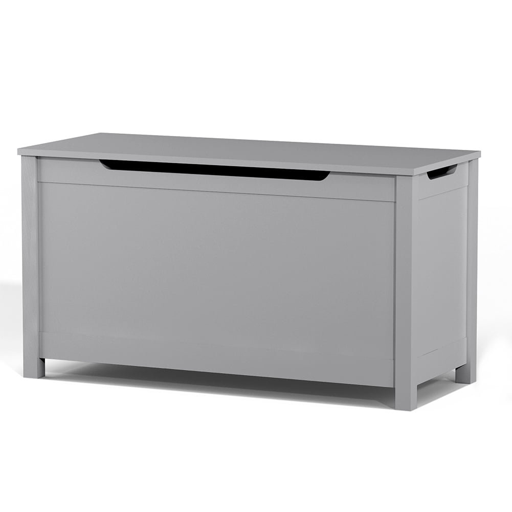Wooden Toy Box Storage With Safety Hinge, Lid Storage Bench For Bedroom Living Room Playroom Boys & Girls, Toddlers Toy Storage Chest, 31.50x13.00x16.70in