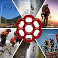 thumbnail image 4 of LOVIVER 36KN Climbing Figure Descender Rigging Plate Heavy Duty & Large & High Strength 145x135x10mm, 4 of 8