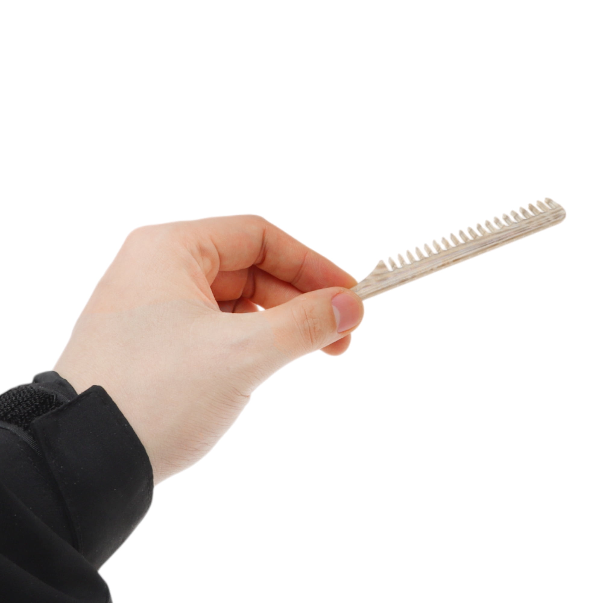 Unique Bargains 1 Pc Simple Vintage Rat Tail Comb for All Hair Types Gray, Yellow