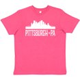 thumbnail image 3 of Inktastic Pittsburgh Pennsylvania Skyline Pa Cities Youth T-Shirt, 3 of 5