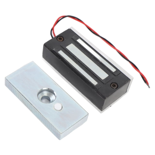 Cerradura De Puerta Magnética Eléctrica, Fuerza De Retención De 60 Kg Cerradura Electromagnética Modo NC De Alta Resistencia Para Puertas De Vidrio