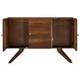 thumbnail image 2 of vidaXL Buffet Brun Bois Massif Recyclé 110x30x75 cm, 2 of 5