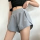 thumbnail image 2 of Gibobby Shorts Deportivo Pantalones cortos deportivos para mujer de cintura alta, pantalones de Yoga para hacer ejercicio, ropa exterior informal holgada, pantalones de entren(Gris, M), 2 of 4