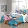 thumbnail image 4 of 3D Ice Cream Printed Comforter Cover Set Children Adult Unique Design Bedding Set Bedroom Decor,Twin (68"x86"), 4 of 5