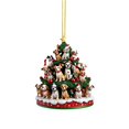 thumbnail image 1 of TIELUTT Christmas Tree Hanging Tree Shaped Gemstones And Beads for Jewelry Making Large Stained Glass Panels Craft Pearls on String Painted Stained Glass Window Table Decorations for Home, 1 of 4