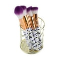 thumbnail image 6 of Metal Desktop Pencil Holder Pen Makeup Brush Stationery Iron Desk Organizer(Golden), 6 of 8