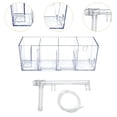 thumbnail image 6 of balikha Aquarium Filter Box Tank Filter,Sturdy,Lightweight Aquarium Accessories Easy to Install Quiet Turtle Tank Filter Hanging single box with hose, 6 of 9