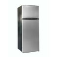 Hamilton Beach Retro 7.2 cu ft. Top Mount Fridge with Stainless Steel