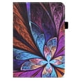 thumbnail image 6 of Dteck Case For iPad 10th Generation 10.9 inch 2022,Smart Pattern Leather Card Holder Wallet Case Shockproof Silicone Kickstand Cover with Elastic Strap,Flower, 6 of 7