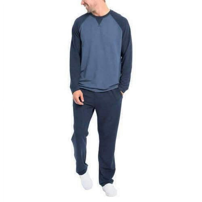 Orvis Men s 2 Piece Lounge Set XXL Black Walmart