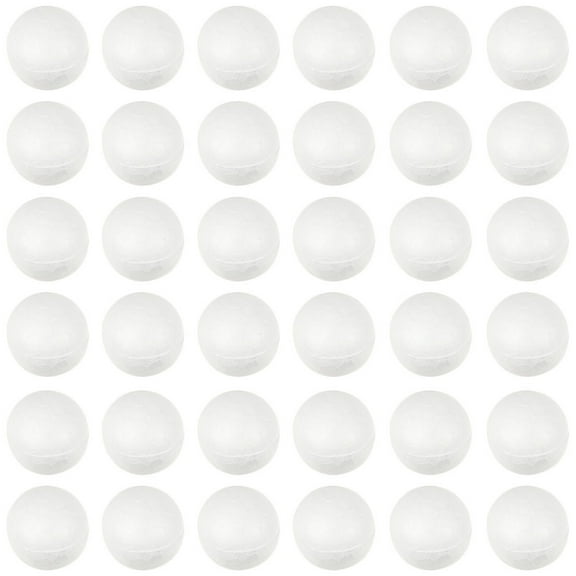 Luxshiny 500 Pieces White Foam for Crafts, Polystyrene Ornaments for Christmas and Wedding Decorations
