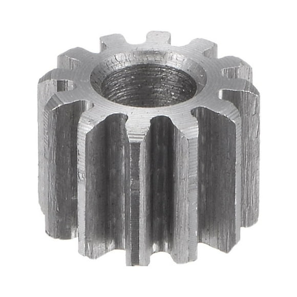 Unique Bargains Straight Spur Gear 12mm Inner Aperture 12T 1 Module 45# Steel Motor Gear