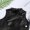 Black, variant on Aislor Kids Girls Shiny Metallic Gymnastics Crop Tops Sleeveless Mock Neck Tank Tops Workout Activewear
