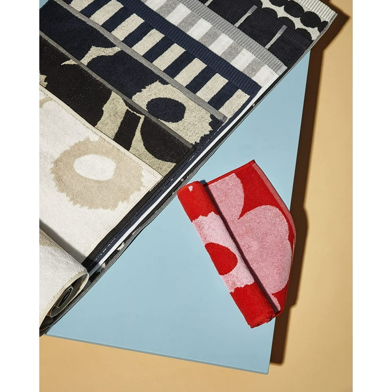Marimekko Unikko Black / White Tea Towel - Set of 2