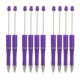 thumbnail image 5 of 10 bolígrafos de tinta negra con cuentas, bolígrafos novedosos para escribir a mano. violetas, 5 of 9