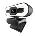 thumbnail image 1 of CNKOO 1080P Webcam Full HD  Camera Built in Adjustable Ring Light Fixed Focus Optical Lens Microphone USB Computer Camera Plug and Play for PC Desktop Laptop Video Calling Conferencing Li, 1 of 7