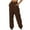 Brown, variant on Women's Thin High Waisted Loose Sweatpants Comfortable High Waisted Jogging Pants With Pockets Casual Sweatpants