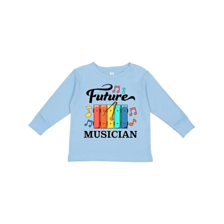 

Inktastic Future Musician- Xylophone Music Gift Toddler Boy or Toddler Girl Long Sleeve T-Shirt