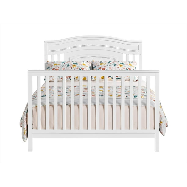 Oxford Baby Luella 4 in1 Convertible Crib, White - Walmart