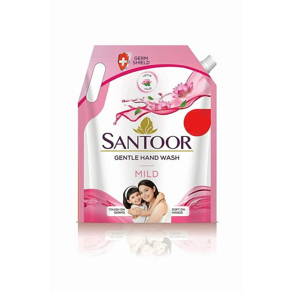 Santoor Mild Handwash, 1500 ml