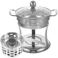 MANLINGDA HEMOTON Stainless Steel Shabu Hot Pot with Stove Burner