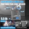 thumbnail image 4 of Soldador MIG portátil AZZUNO 100A sin gas 100V 100Amp, 4 of 7