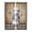 Brown, variant on Kitchen Curtains 84 Inch Length 2 Panels, Vintage Gnomes Grommets Window Treatment Curtain, Black White Checkered Retro Art Thermal Curtains Drapes for Living Room/Bathroom