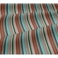 thumbnail image 4 of oneOone Tissu Jersey Viscose Multicolore Rayé Imprimé au Mètre 60 Pouces de Large, 4 of 4