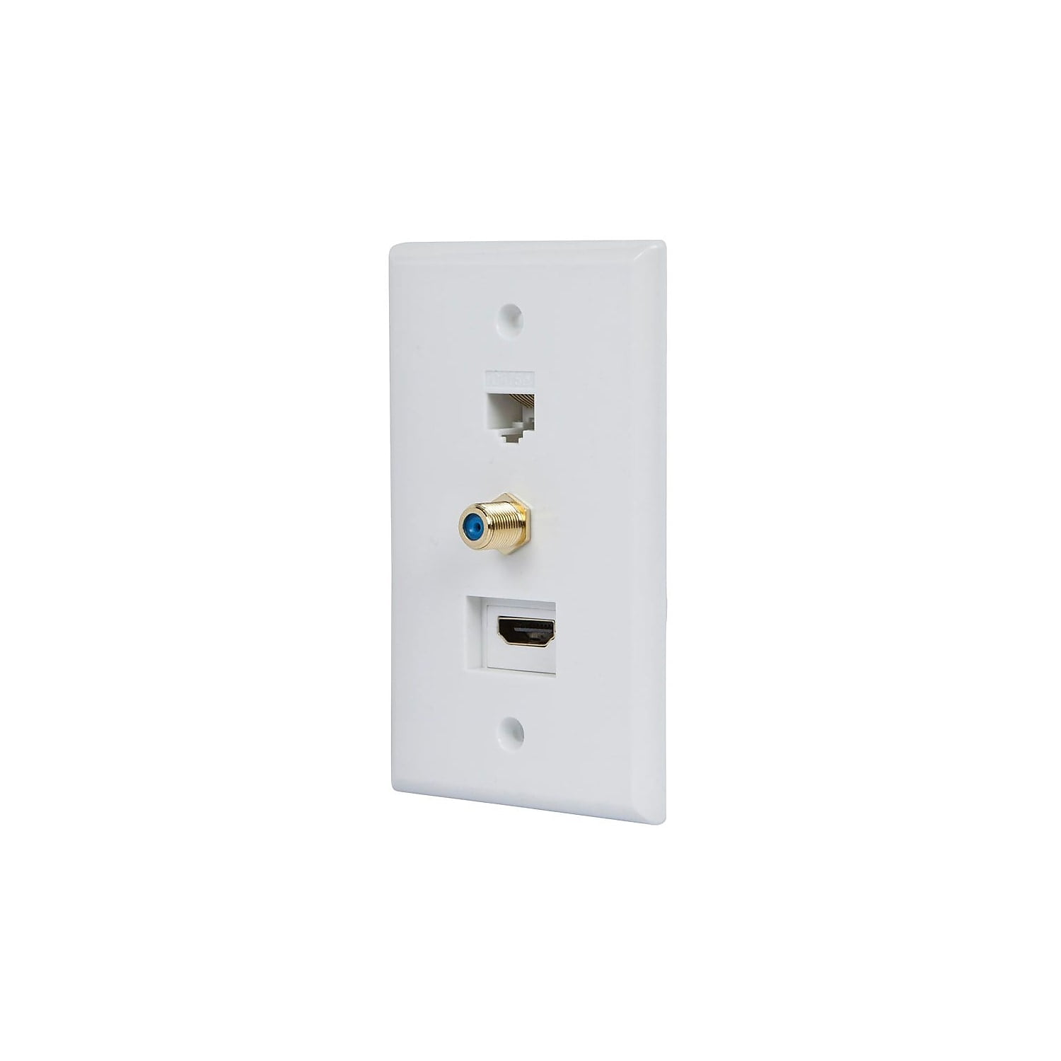 Monopriced Recessed HDMI F/F Adapter RJ45 Cat5e & F/F Coaxial RF