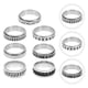 thumbnail image 3 of EeaseMX 7 anillos antiestrés para la ansiedad, giratorios, estilo punk., 3 of 7