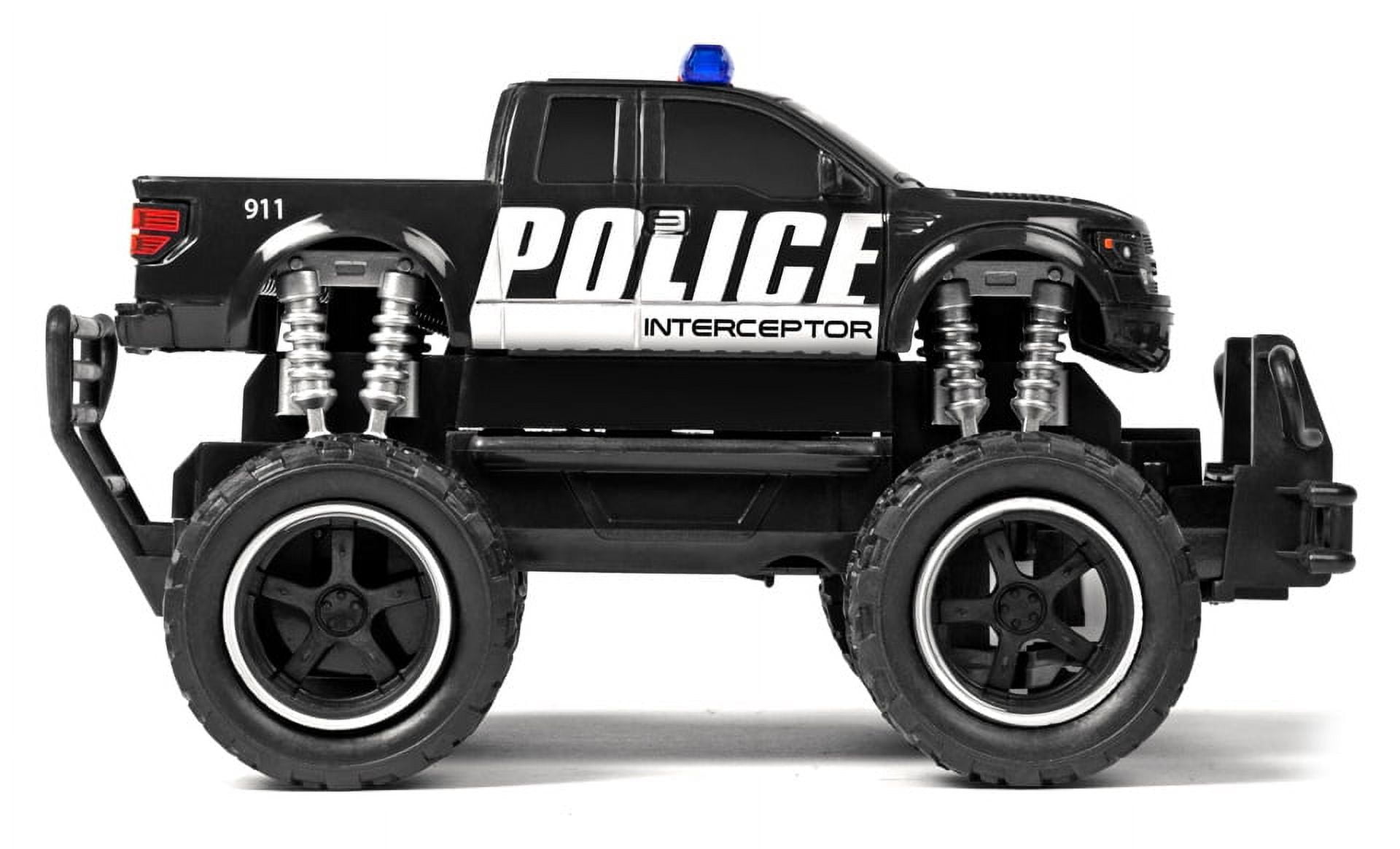 Ford F-150 SVT Raptor Police Pursuit 1:24 Electric RC Monster Truck Double Pack