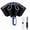 Blue, variant on Breliio Storm Umbrella, Reverse Folding Umbrella with Carabiner Handle, Wind-Resistant Compact Travel Umbrella for Men Women, Large Coverage Portable Inverted Rain Umbrella