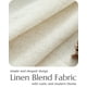 thumbnail image 5 of Cortinas de cocina de lino natural Jinchan, 60 cm, rústicas, 2 paneles, 5 of 9