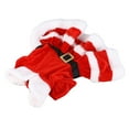 thumbnail image 2 of Disfraz navideño para perro, vestido para cachorro, suave, cálido, de manga corta, ropa navideña para mascotas, atuendo navideño para perros y gatos, talla S, 2 of 14