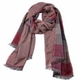 thumbnail image 3 of Sonducket Bufanda de invierno tejida de poliéster, bufanda a rayas, artesanía exquisita, agradable para la piel, a prueba de arañazos Accesorios de disfraces café, 3 of 6
