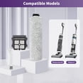 thumbnail image 2 of iFloor 3 Replacement Brush Rollers and Filters Kit for Tineco iFloor 3/iFloor One S3 Cordless Wet Dry Vacuum Cleaner,Accessories inclue 3 HEPA Filters & 3 Brush Rollers, 2 of 6