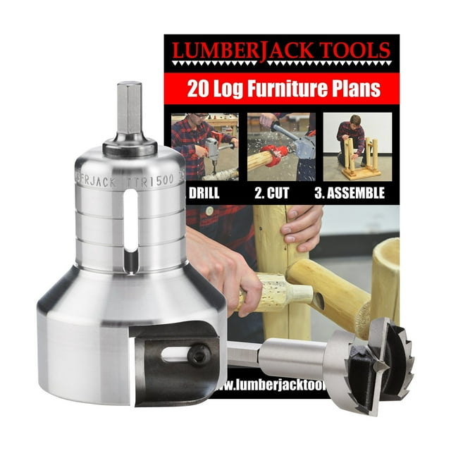 Lumberjack PBSK1 Pro Series Beginner's Kit (11/2" Tenon Cutter with Forstner Bit)