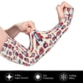 thumbnail image 3 of Haiem Rocket Pattern UV Protection Cooling Arm Sleeves for Men and Women UPF 50 Sun Sleeve, 3 of 8