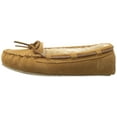 thumbnail image 7 of Minnetonka Cally Slipper Womens Cinnamon Soft Suede Moccasin 4011-CIN, 7 of 7