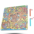 thumbnail image 2 of Juego de laberinto magnético, juego de laberinto, juego de mesa de rompecabezas, material de madera magnética para nios mayores de 3 aos, educación para nios jugando LHCER 1, 2 of 8