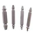 thumbnail image 1 of HILABEE Screw Out Extractor Drill Bits 4 PCS Tool Set Broken Damaged Bolt Remover, 1 of 7