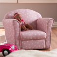 thumbnail image 4 of Baxton Studio Erica Fauteuil Rembourré Rose et Blanc pour Enfants, 4 of 8