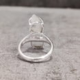 thumbnail image 5 of Rainbow Moonstone Ring, Rough Moonstone Gemstone Ring, June Birthstone, Double Stone, 925 Sterling Silver, Womens Ring, Christmas, Thanksgiving, Handmade, Statement Jewelry, Rough Gemstone Jewelry, 5 of 6