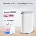 thumbnail image 3 of Thermal Printing Label Paper Barcode Price Size Name Blank Labels Waterproof Tear Resistant 12*40mm 160pcs/roll for Home Organizer Supermarket Store Catering, 3 of 7