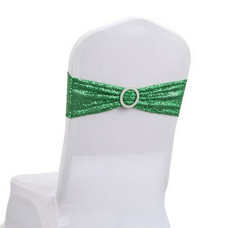 

10X Spandex Stretch Chair Sash Chair Cover Decoration for Wedding Party Banquet