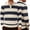Navy, variant on Mens Long Sleeve Polo Striped Shirt, Lightweight Color Block Rugby Shirt Knit Pullover, Fashion Casual Fall Outfits Brown