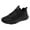Black, variant on GHSOHS Mens Shoes Casual Sneakers for Men Large Size Water Shoes Men's Fashion Sneakers Tennis Shoes and Simple Summer Mesh Breathable Comfortable Lace up Shoes Sports Running Shoes Size 42